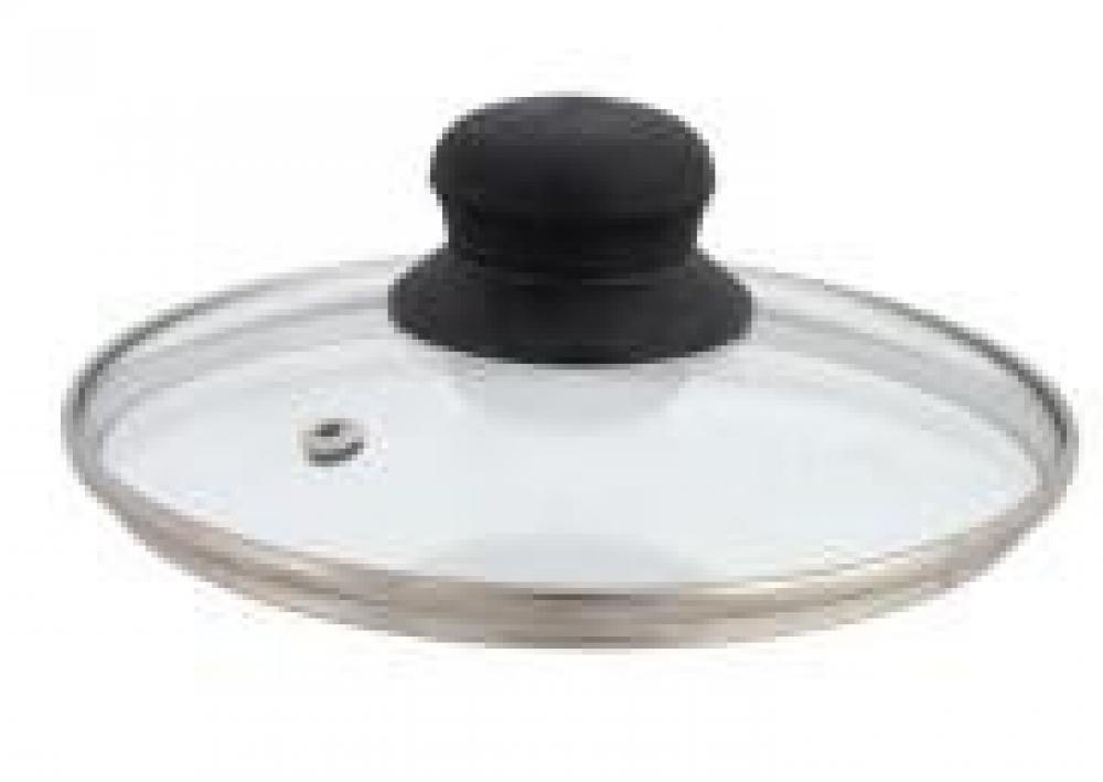 GLASS LID W VALVE 30CM