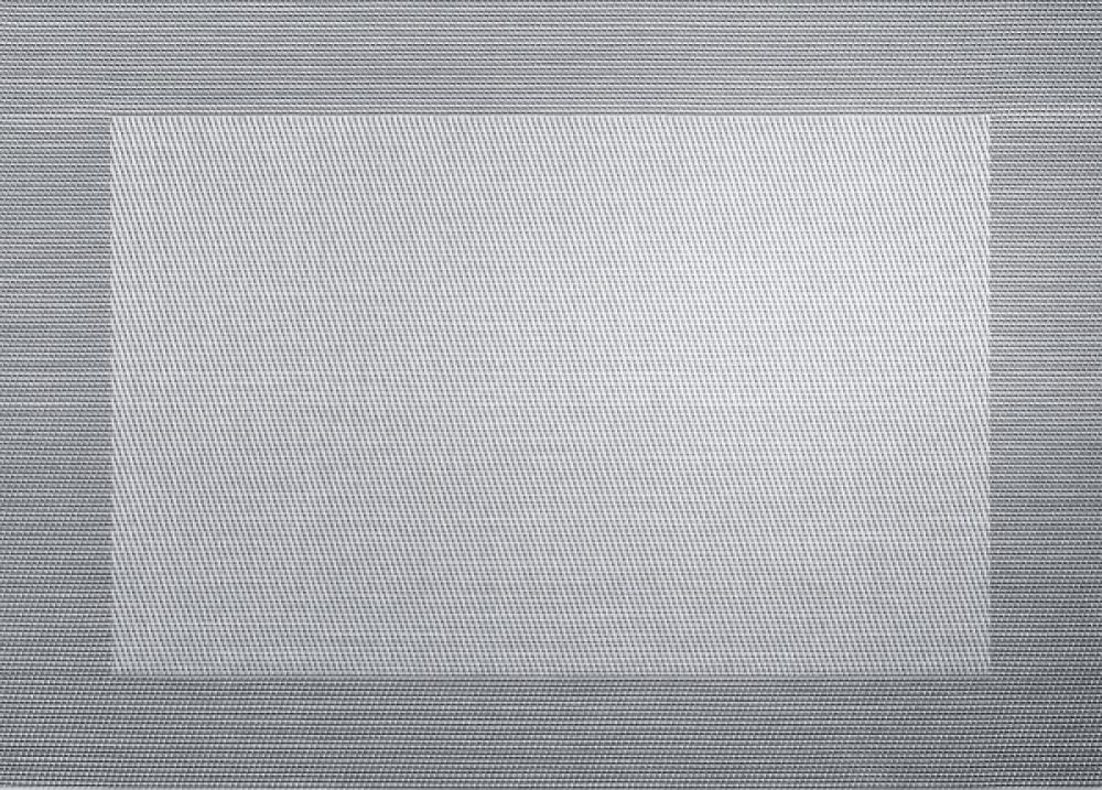PVC METALLIC PLACEMAT 33X46CM, SILVER/BLACK, ASA Selection