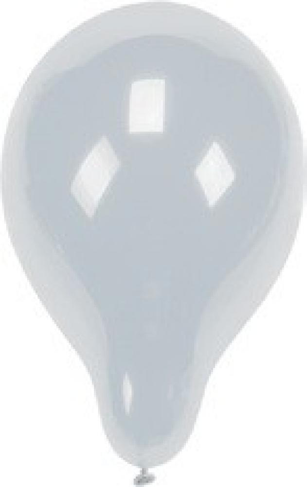 BALLOON D25CM WHITE 10PCS 0.038KG/PACK, Pap Star