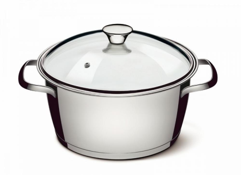 ALLEGRA POT 1.6L 16CM, W GLASS LID, Tramontina