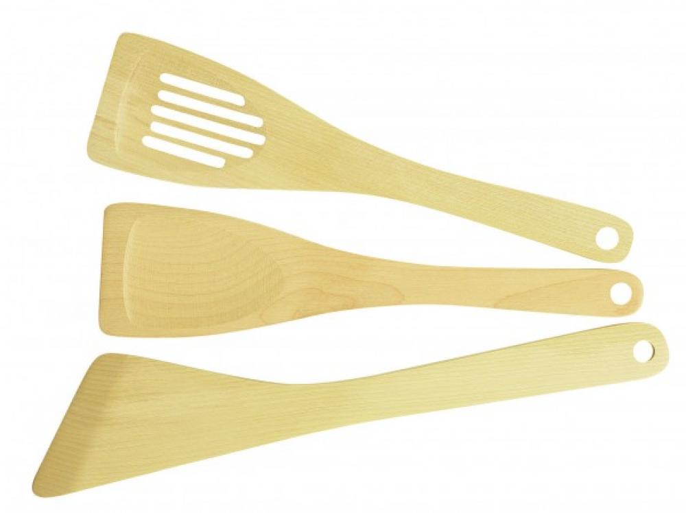 WOODY SET OF TURNERS 3PCS, WOODEN, Tescoma
