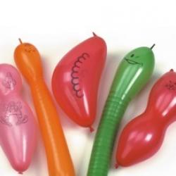 BALLOONS-ANIMALS 8PCS. 0.031KG/PACK, Pap Star