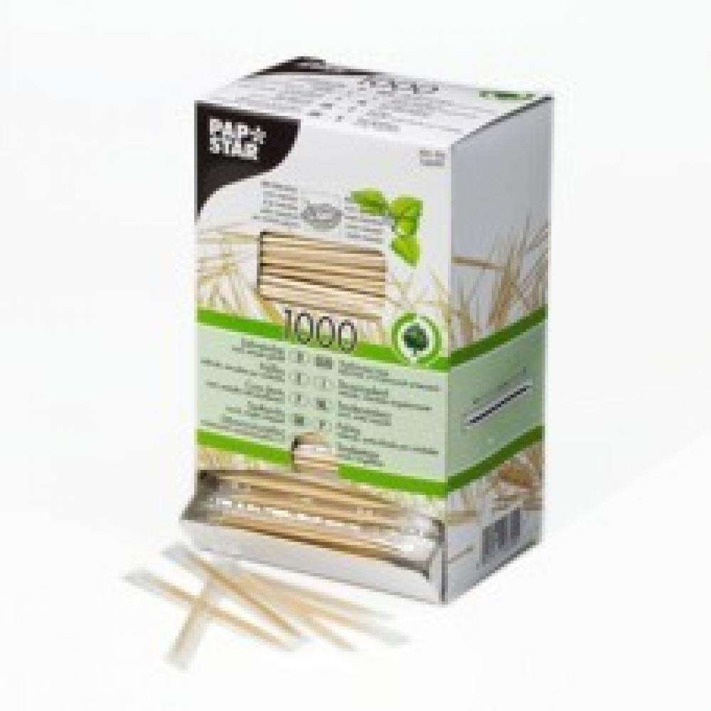 TOOTHPACKS PACK 6.6CM, 1000PCS, MINT 0.234KG/PACK, Pap Star