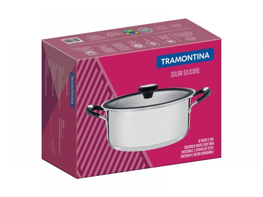 SOLAR SILICONE POT 20CM 2.8L, INDUCTION, Tramontina