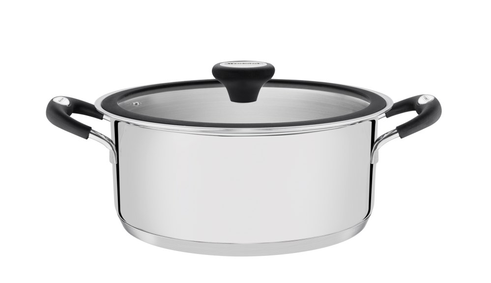 SOLAR SILICONE DEEP POT 20CM 4.5L, INDUCTION, Tramontina