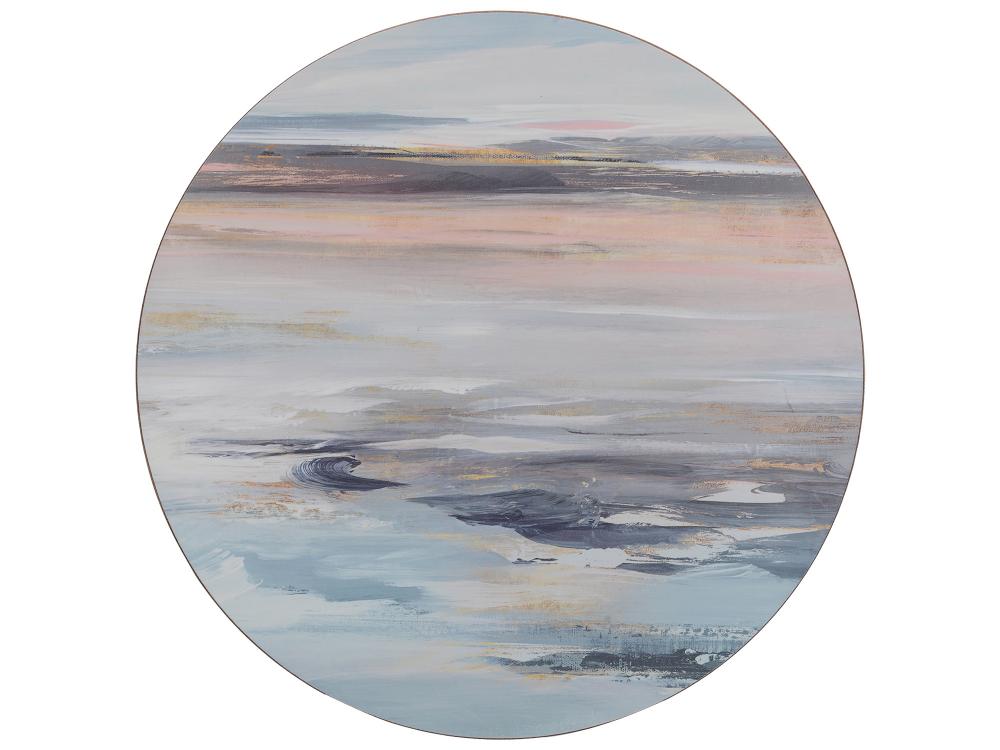 PREMIUM TRANQUILLITY PLACEMATS SET R29CM 4PCS, RND, Creative Tops