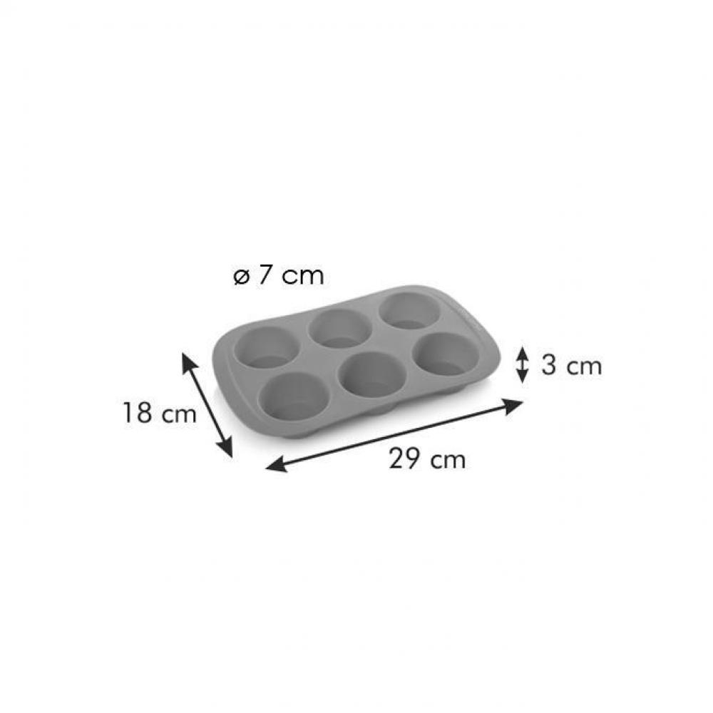 DELICIA SILICONPRIME KEKSU FORMA 6GAB., SILIKONA, Tescoma