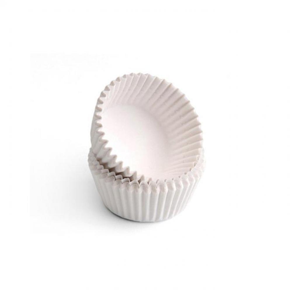 DELICIA PASTRY FORMS 100PCS, 6CM, WHITE PAPER, Tescoma