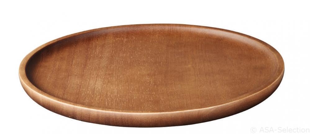 WOOD WOODEN PLATE ACACIA 30CM, ASA Selection