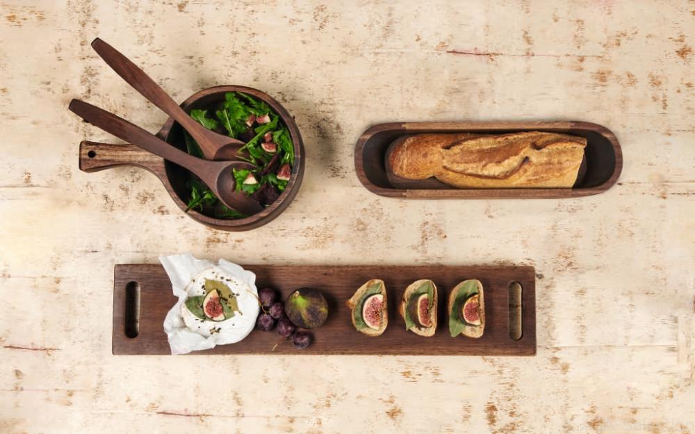 WOOD WOODEN PLATE ACACIA 25CM, ASA Selection