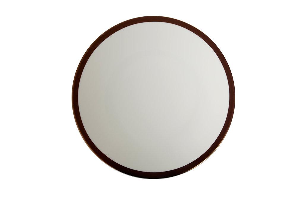 COPPER LINE FLAT PLATE 21CM, Porland
