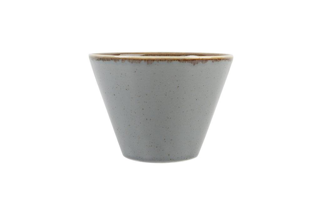 SEASONS tumši pelēka konusveida bļoda 5.5cm, 5cl, Porland
