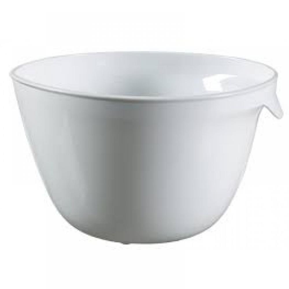 KITCHEN ESSENTIALS MIXING BOWL 3.5L, WHITE, PLASTIC, Curver