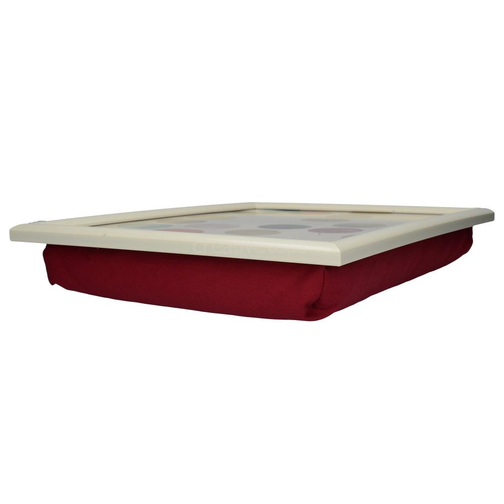RETRO SPOT CUSHION-TRAY 43.5X32.5X6.5CM, Creative Tops