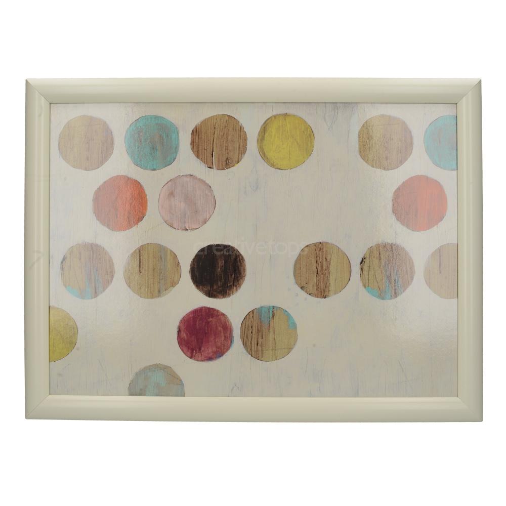 RETRO SPOT CUSHION-TRAY 43.5X32.5X6.5CM, Creative Tops