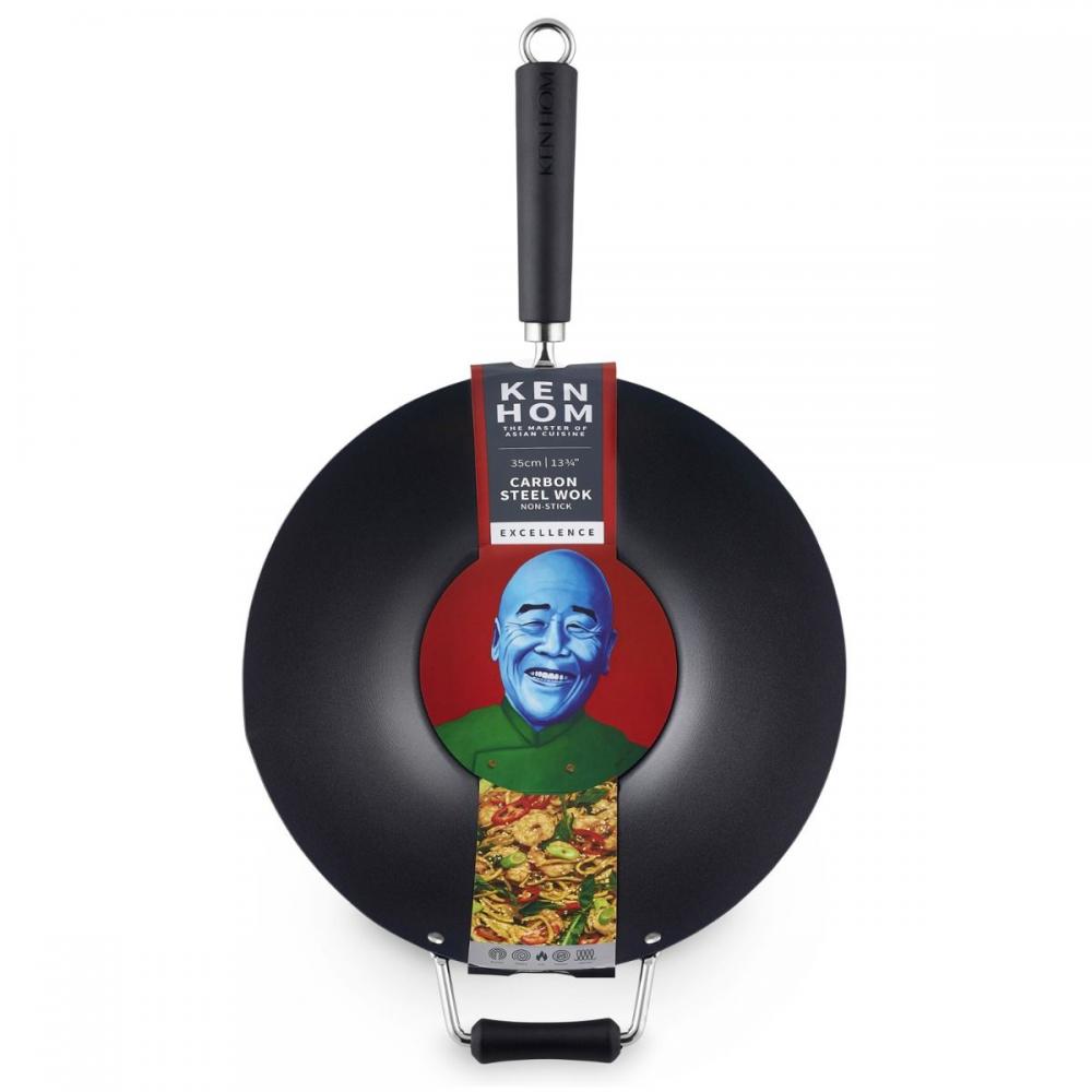 EXCELLENCE WOK PANN 35cm, must, induktsioon, Ken Hom