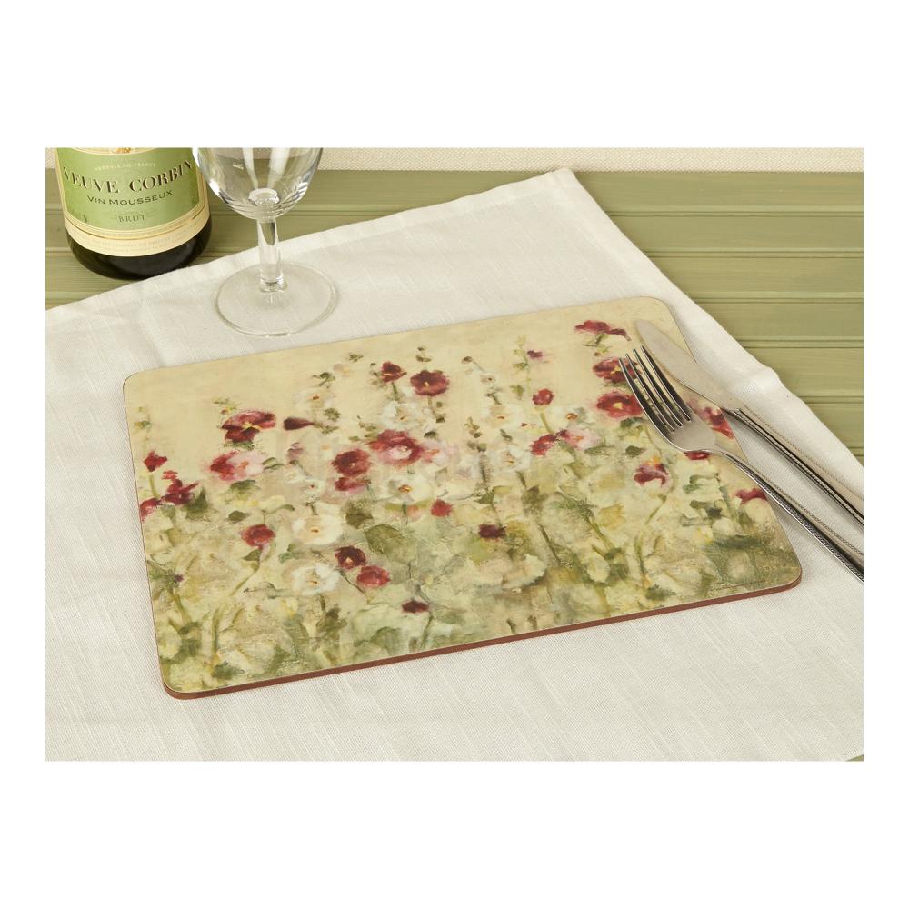 WILD FIELD POPPIES PLACEMATS 30X22.8CM 6PCS, Creative Tops
