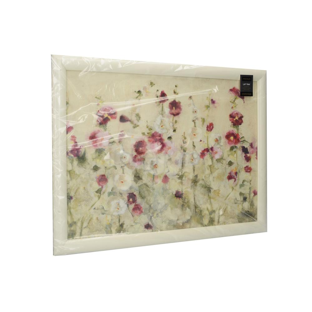 WILD FIELD POPPIES CUSHION-TRAY 43.8X33.8CM, Creative Tops