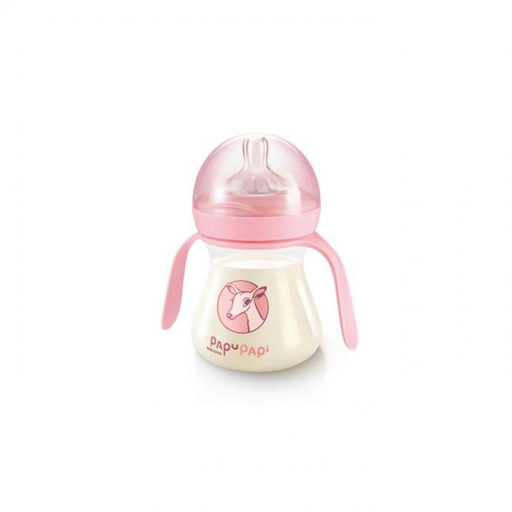 PAPU PAPI BOTTLE 150ML 0+ MONTHS, PINK, PLASTIC, Tescoma