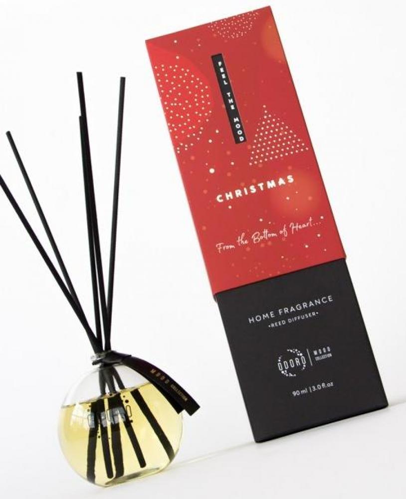 ODORO MOOD kodulõhnastaja CHRISTMAS 90ml 10pulka, ODORO