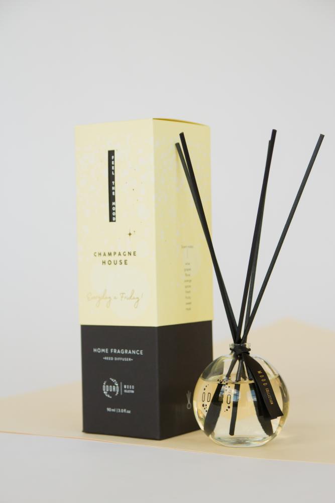 ODORO MOOD kodulõhnastaja CHAMPAGNE HOUSE 90ml 10pulka, ODORO