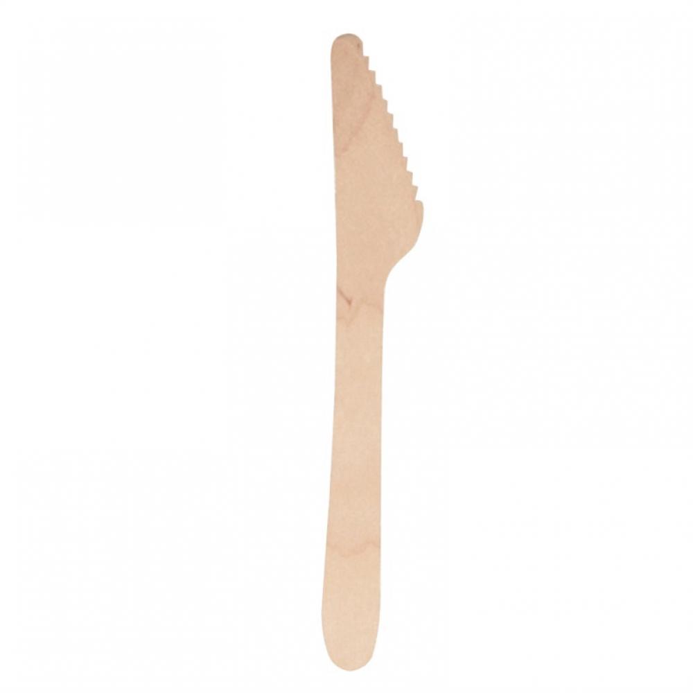 PURE KNIFE 16.5CM 25PCS WOODEN 0.075KG/PACK, Pap Star