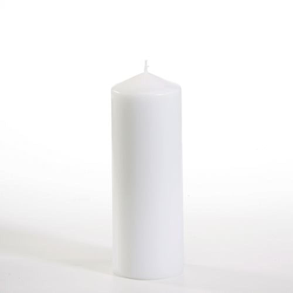 CANDLE STAND 6X13CM, WHITE, Pap Star