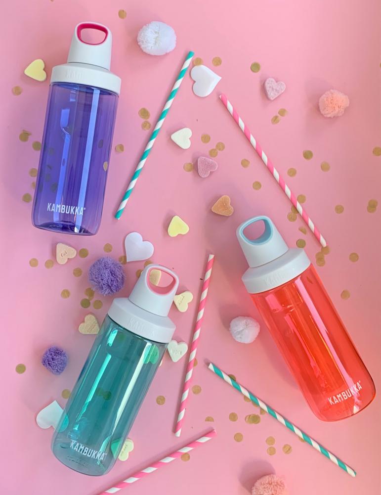 RENO ŪDENS PUDELE 500ML, ZILA,  TRITAN PLASTMASA, Kambukka