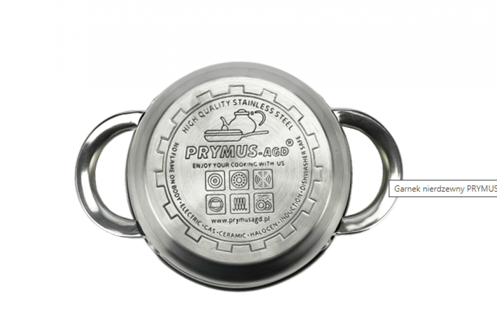 POT 18CM 2L W LID, Prymus-AGD