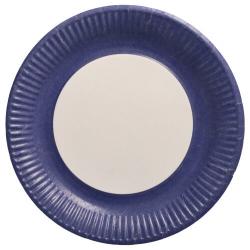 EKO PAPER PLATES 23CM 20PCS, BLUE, Pap Star