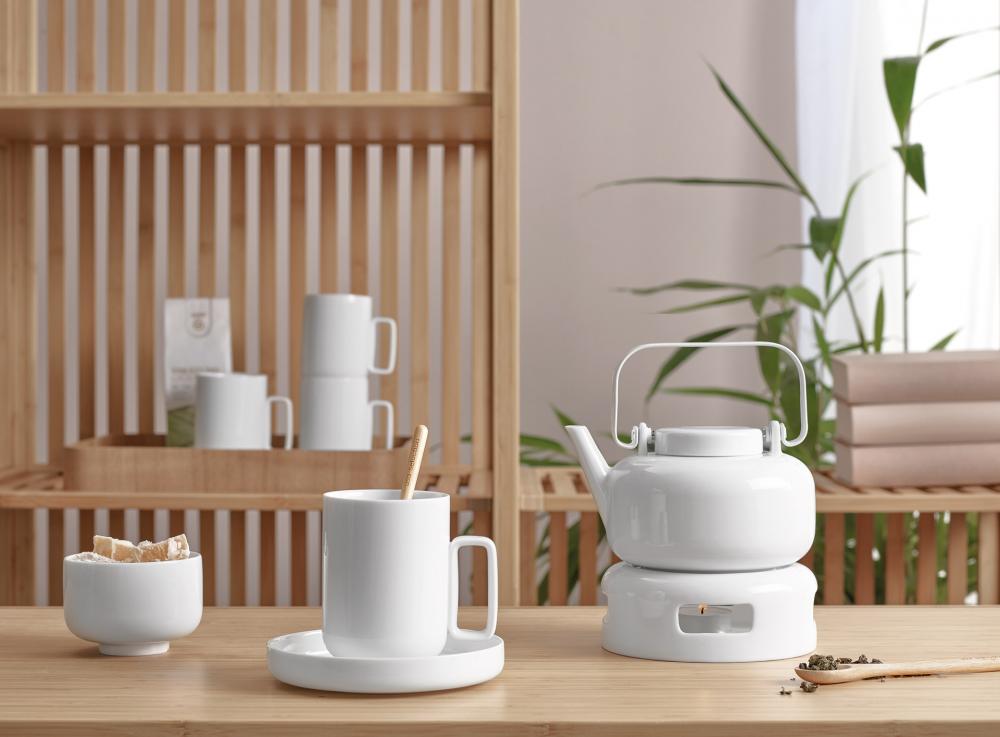 SONOKO TEA POT 1L WHITE, ASA Selection