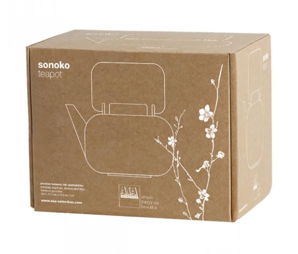 SONOKO TEA POT 1L WHITE, ASA Selection