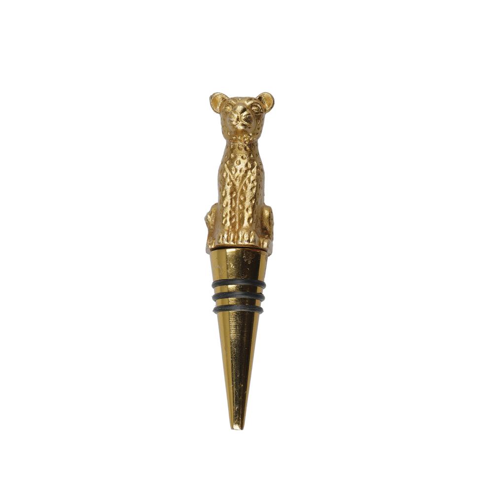 BARCRAFT BOTTLE STOPPERS, ANTIQUE GOLD FINISH, ST.ST., Bar Craft