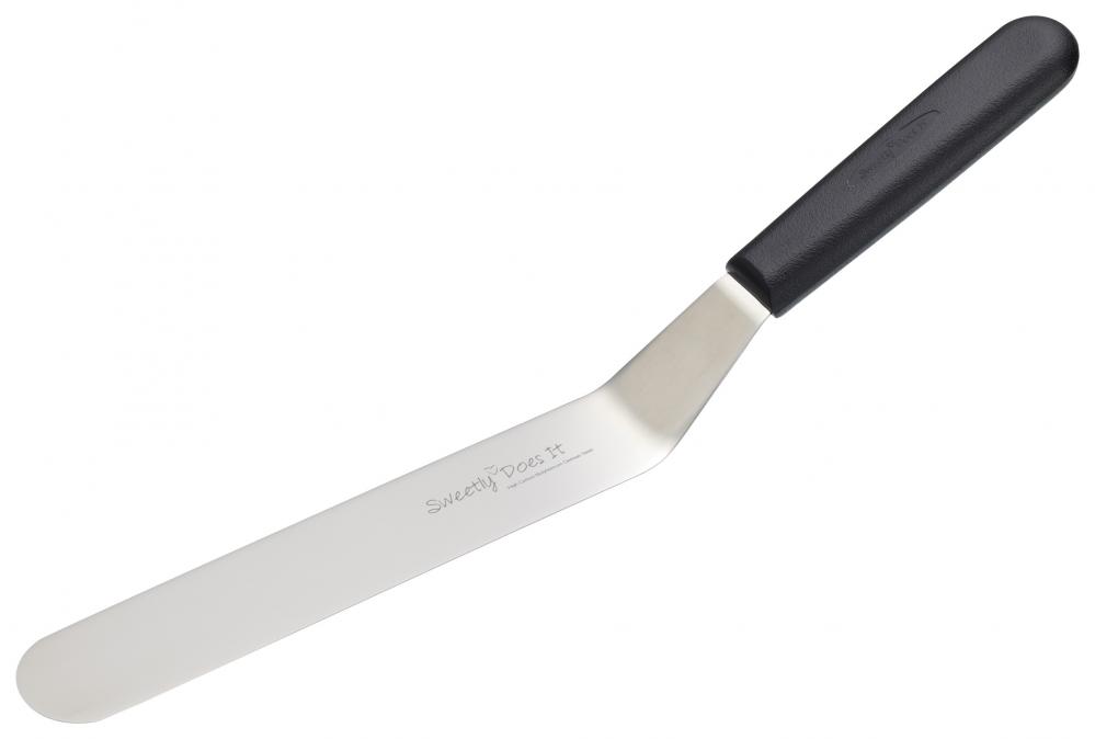 SWEETLY DOES IT CRANKED PALETTE KNIFE 37CM, TEMPERED STEEL, Sweetly Does It