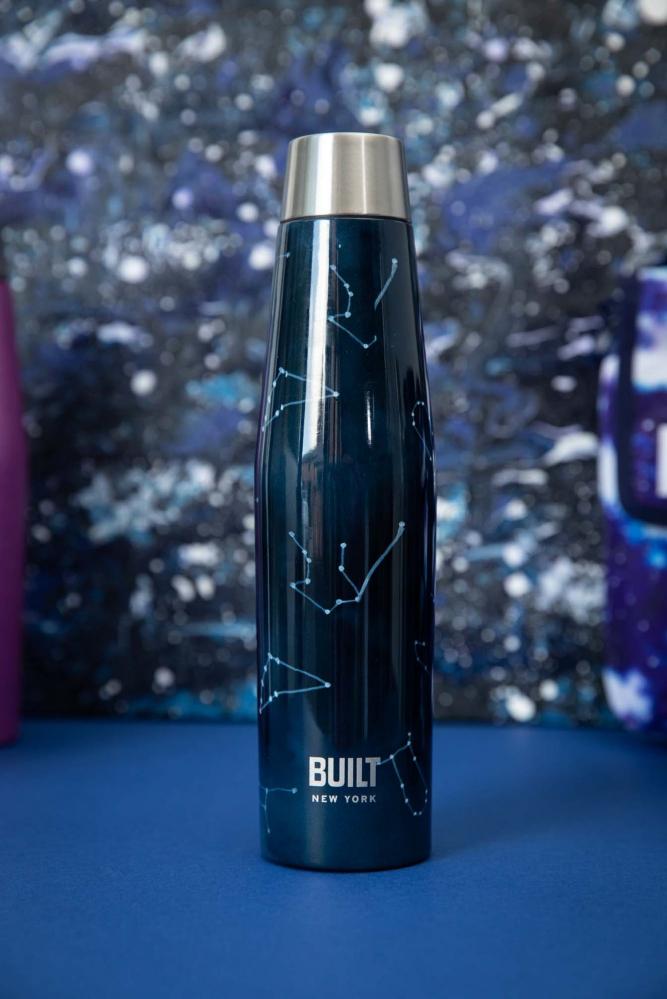BUILT APEX GALAXY SCREW THERMO-BOTTLE 540ML, BLUE, Built New York