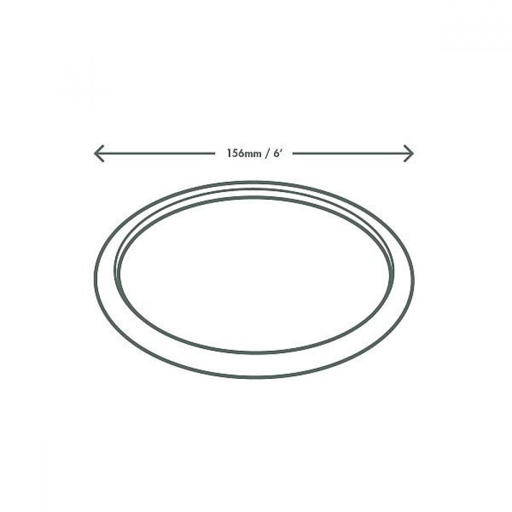 ТАРЕЛКИ 15.6CM 125ШТ, БЕЛЫЕ, ПЕРЕРАБОТАННОЕ ТРОСТОЧНОЕ ВОЛОКНО 0.8КГ/ПАКЕТ, Mixpack