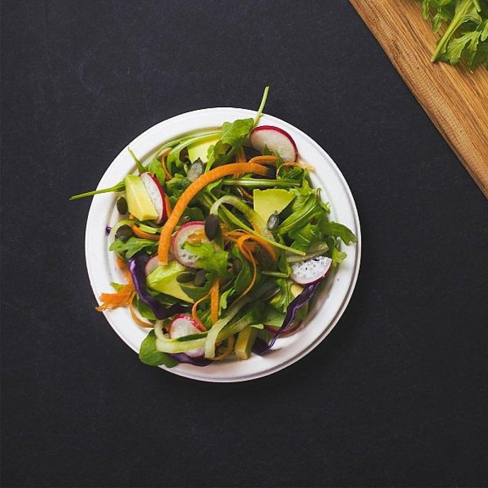 ТАРЕЛКИ 15.6CM 125ШТ, БЕЛЫЕ, ПЕРЕРАБОТАННОЕ ТРОСТОЧНОЕ ВОЛОКНО 0.8КГ/ПАКЕТ, Mixpack