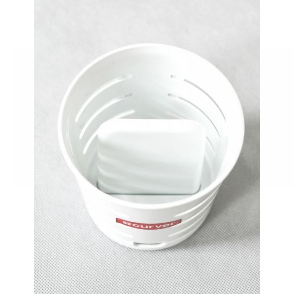 CURVER TABLE CUTLERY DRYER 12X12X12CM, TWO PART, WHITE, PLASTIC, Curver