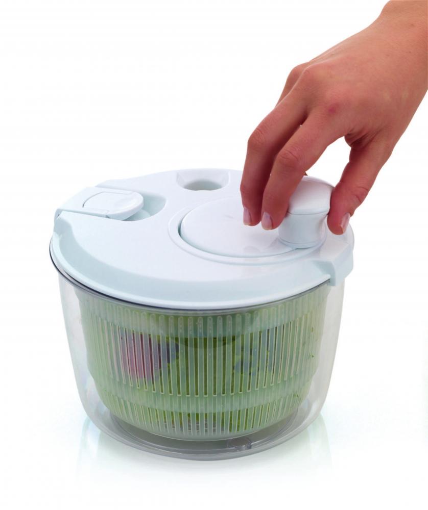KITCHENCRAFT MINI SALAD SPINNER WITH TWIST ACTION HANDLE 19CM, Kitchen Craft