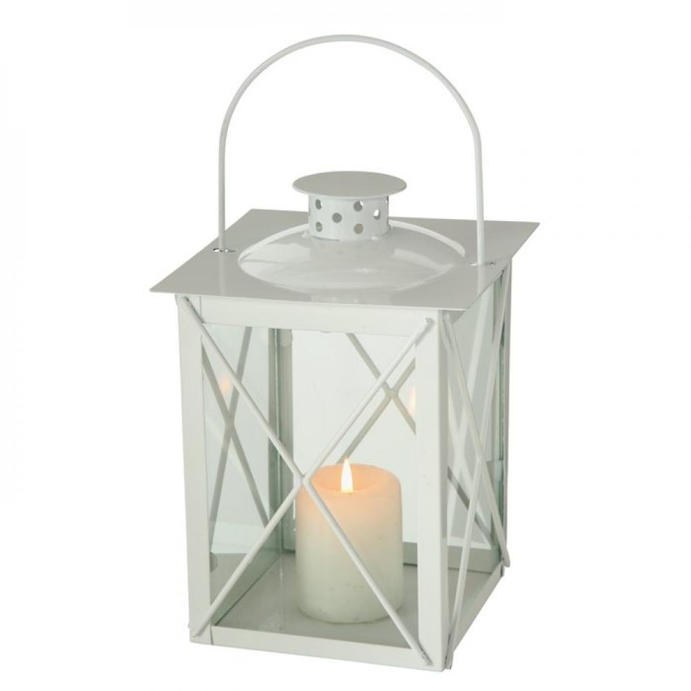 FAROL LANTERN H20CM, GLASS/METAL, Boltze