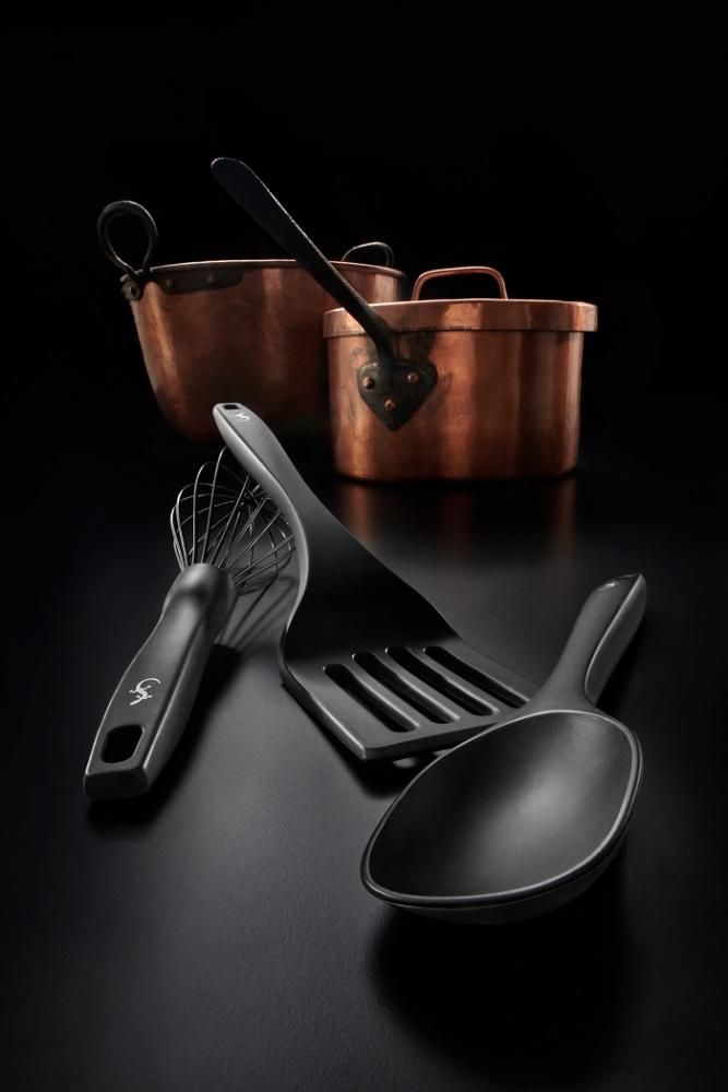 SMART TOOL ЛОЖКА ДЛЯ ПРИГОТОВЛЕНИЯ ПИЩИ 27СМ, ЧЕРНАЯ, СИЛИКОН, Lurch