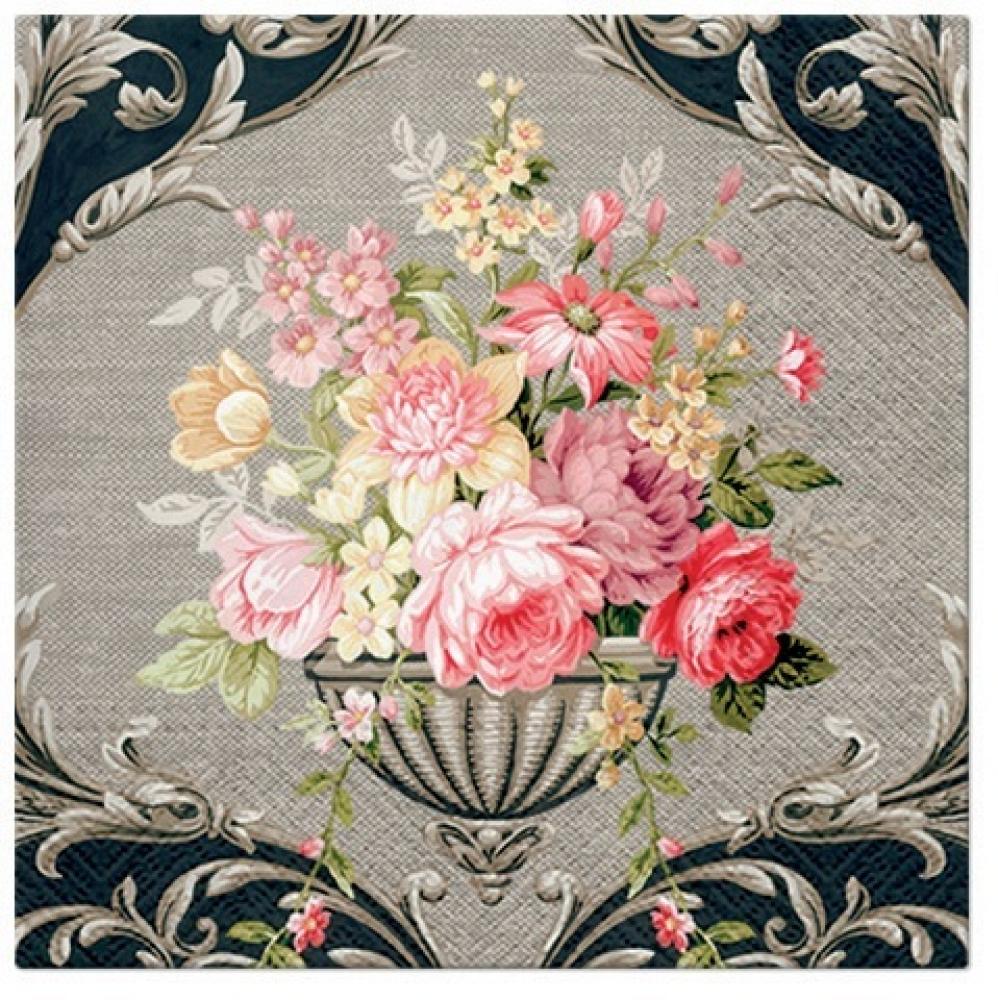 NAPKINS 33x33CM, ROYAL BOUQUET, Paw Decor Collection