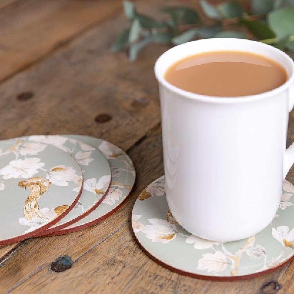 FLORAL PALACE PLACEMAT 4 PCS. D12CM, CORK, Creative Tops