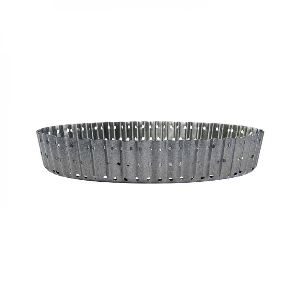MASTERCLASS CRUSTY BAKE FLUTED ROUND FLAN/QUICHE TIN, 20X3CM, SLEEVED, Masterclass