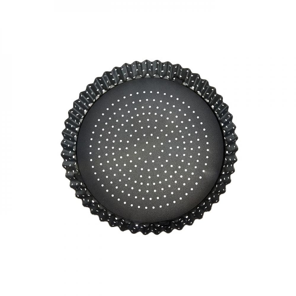 MASTERCLASS CRUSTY BAKE FLUTED ROUND FLAN/QUICHE TIN, 20X3CM, SLEEVED, Masterclass