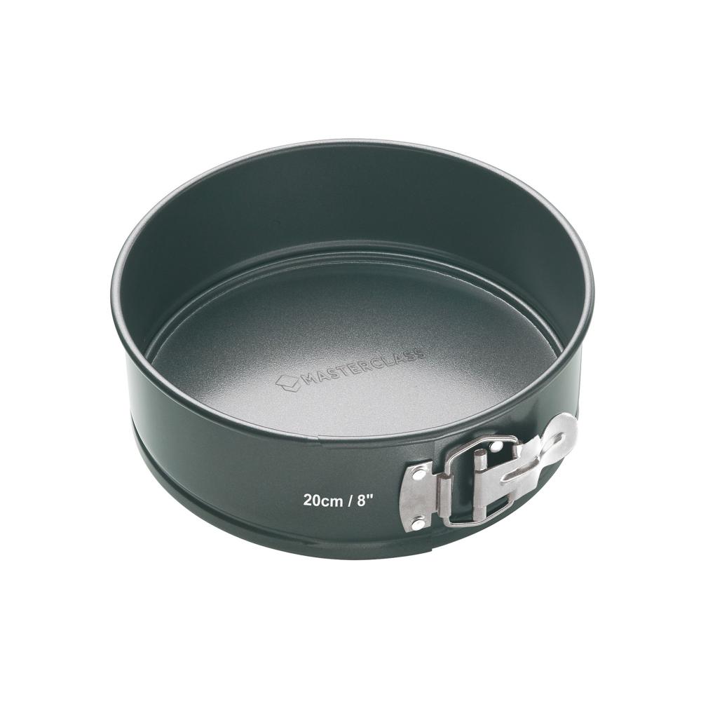 MASTERCLASS NON-STICK SPRING FORM LOOSE BASE CAKE PAN ROUND 20CM, Masterclass