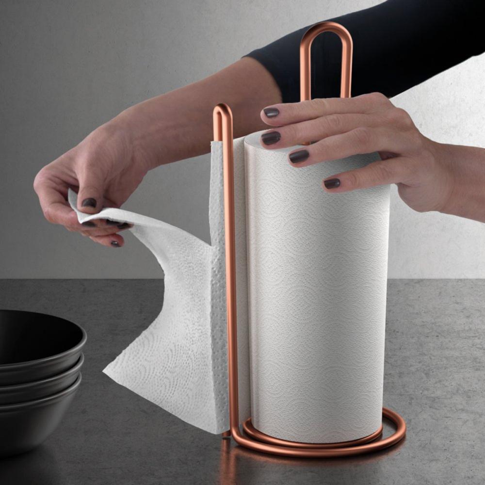 at Home Copper Metal Paper Towel Holder