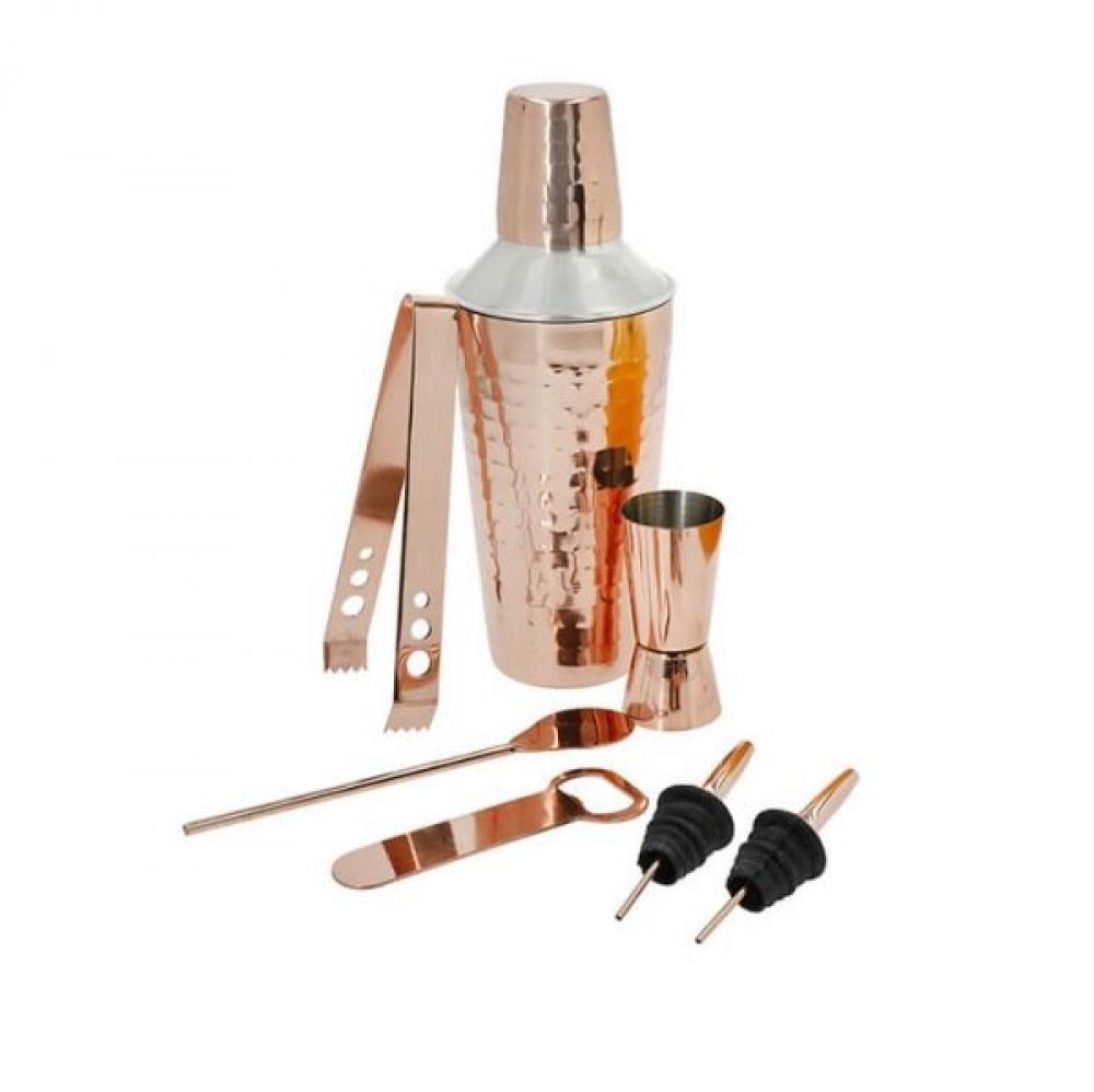 BARCRAFT COCKTAIL MAKING SET 7PCS, WITH COPPER FINISH, Bar Craft