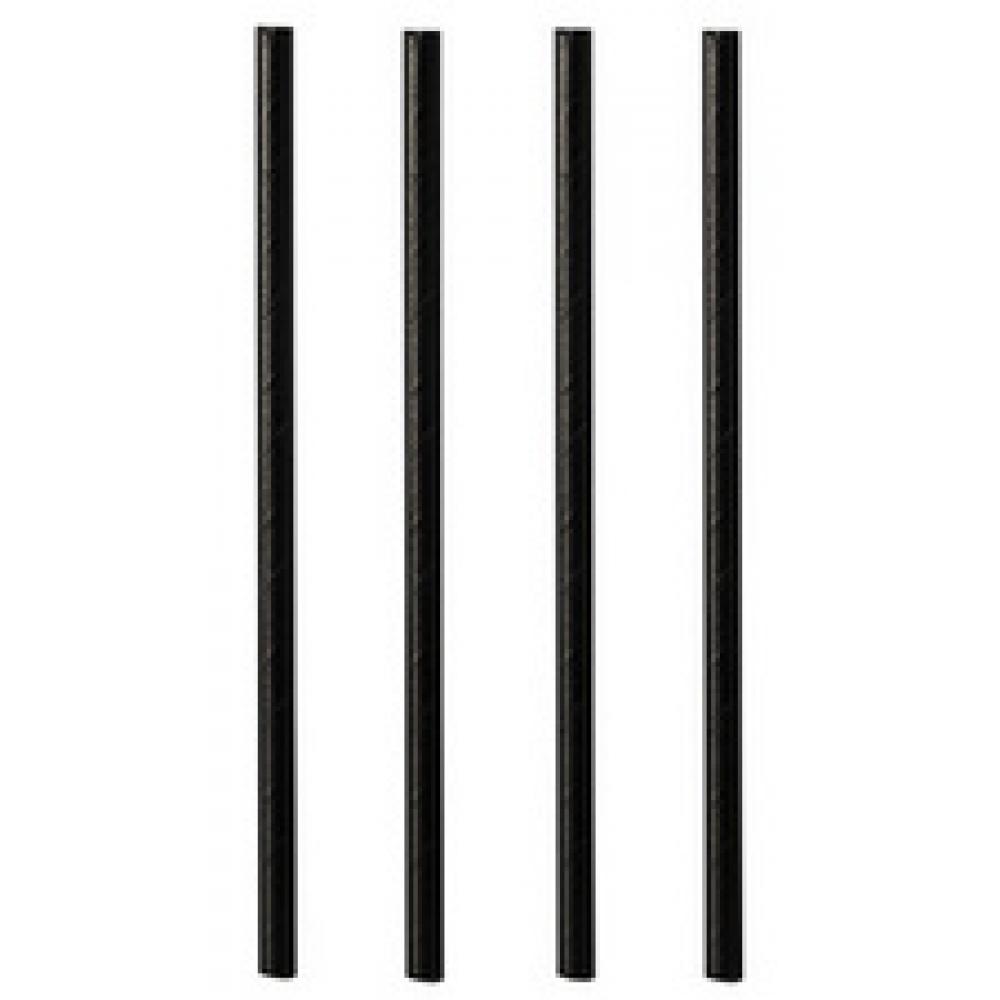 СОЛОМКА ДЛЯ КОКТЕЙЛЕЙ 21СМ, R8MM, 100ШТ, ЧЕРНЫЕ, БУМАГА, 0,173КГ/ПАКЕТ, Pap Star