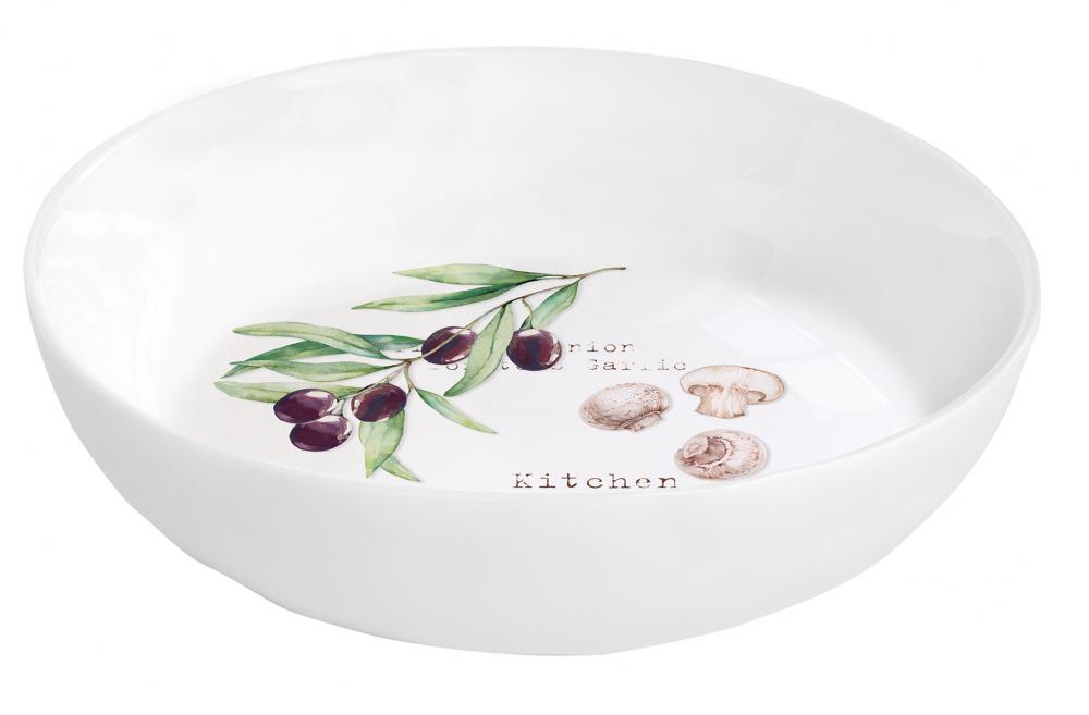 HOME & KITCHEN PORCELAIN SOUP PLATE 18CM, Easy Life